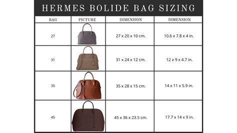 hermes bolide size|hermes size chart for women.